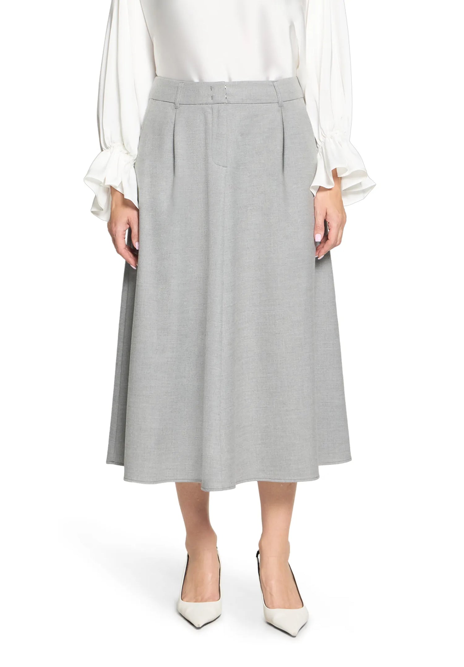 Betty Barclay_Grey_A-Line Skirt_9461-1621_9149_02