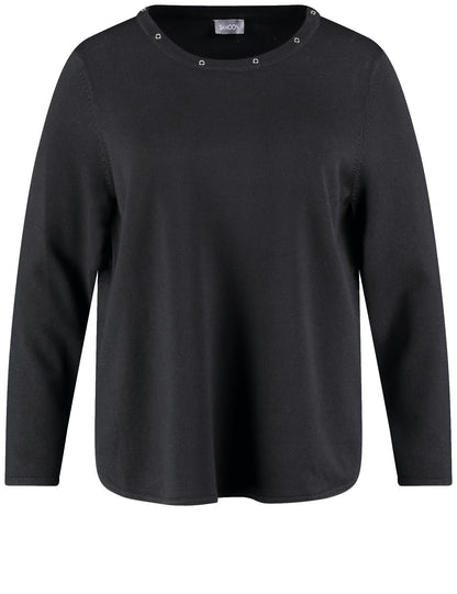 Samoon_Black_Pullover 1/1 Sleeve_949003-87002_1100_01