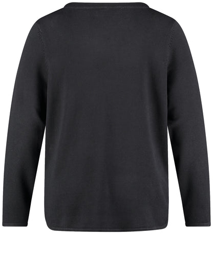 Samoon_Black_Pullover 1/1 Sleeve_949003-87002_1100_02