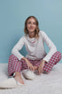 Women Secret_Ivory_Red Vichy Check Long Pajamas 100% Cotton_9522055_96_01