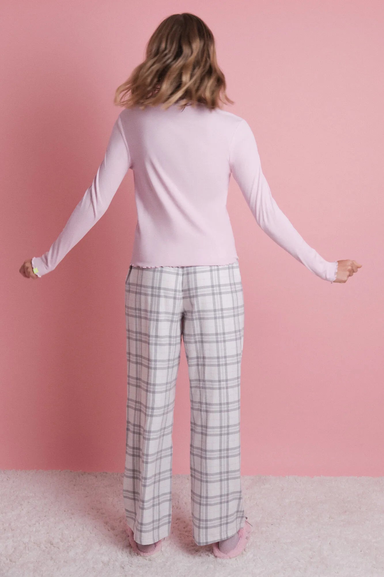 Women Secret_Pink_Long Pyjamas with Pink Logo_9522060_71_06