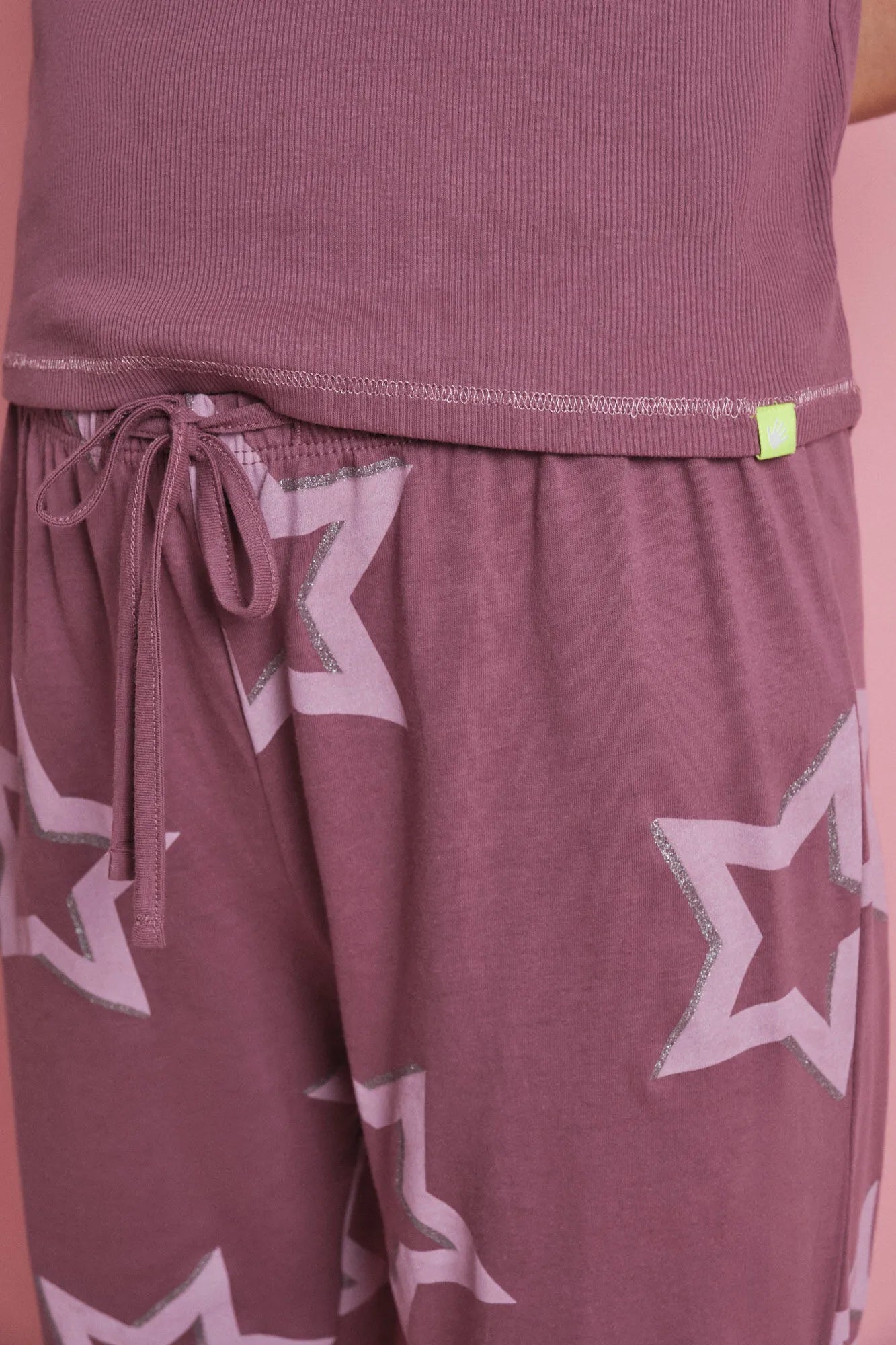 Women Secret_Pink_Long Pyjamas with Stars_9522062_72_05