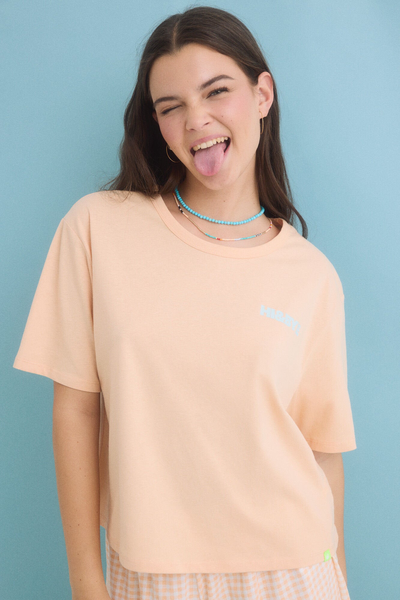 Women Secret_100% Cotton Short Pyjamas in Orange_9529544_67_02