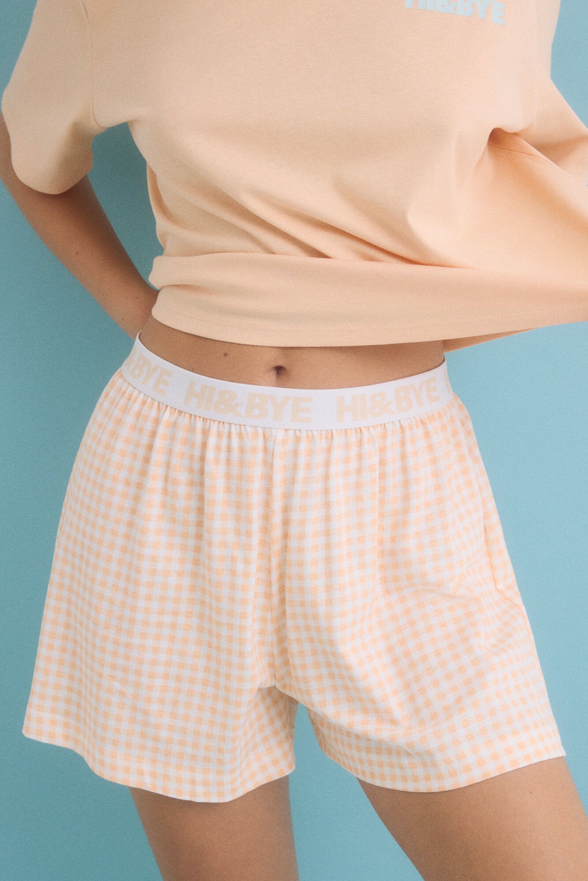 Women Secret_100% Cotton Short Pyjamas in Orange_9529544_67_06