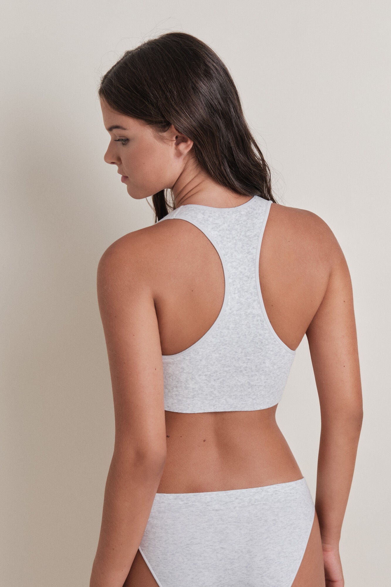 Women Secret_Grey_Gray Seamless Ribbed Sports Top_9532409_44_05