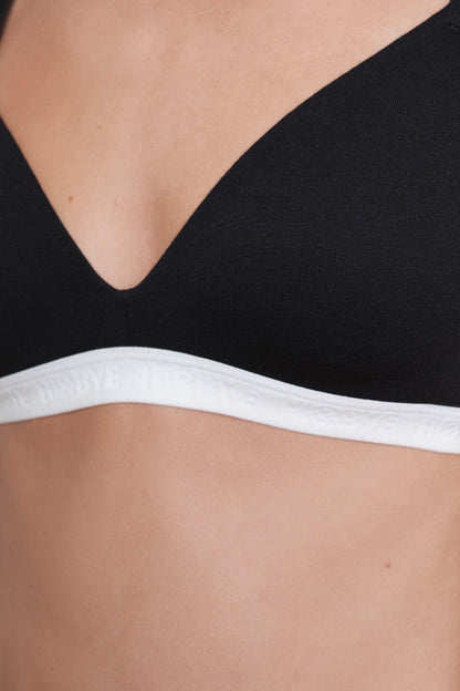 Women Secret_Black_Black Fixed Padding Triangle Bra_9532441_01_06