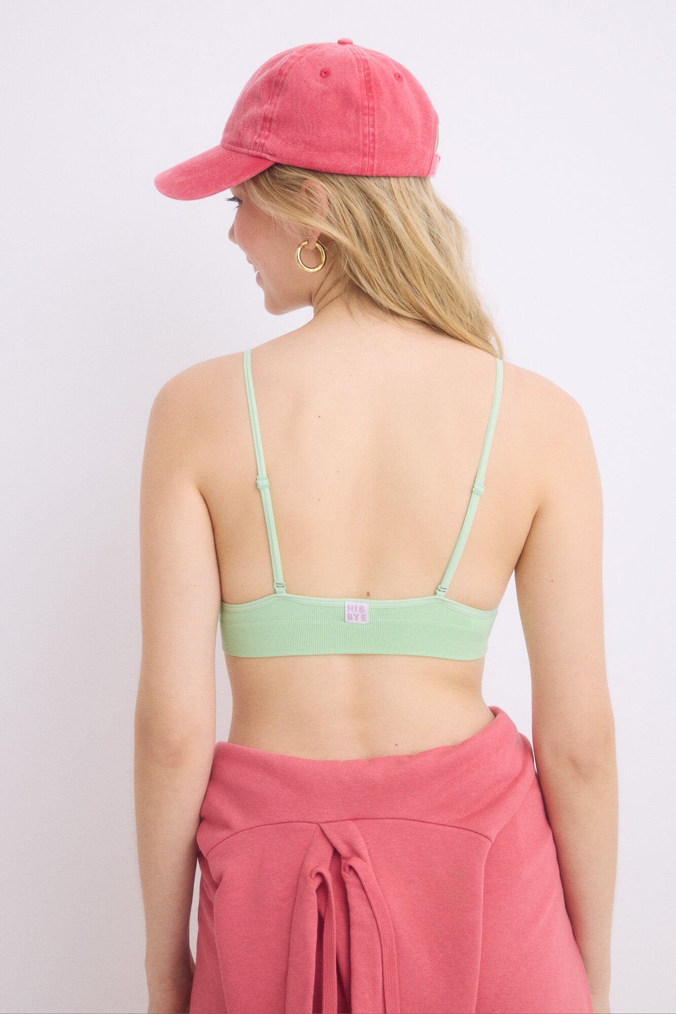Women Secret_Green Padding Top Bra with Removable Cups_9539226_23_07