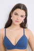 Women Secret_Blue Padded Padding Triangle Bra_9539247_17_01