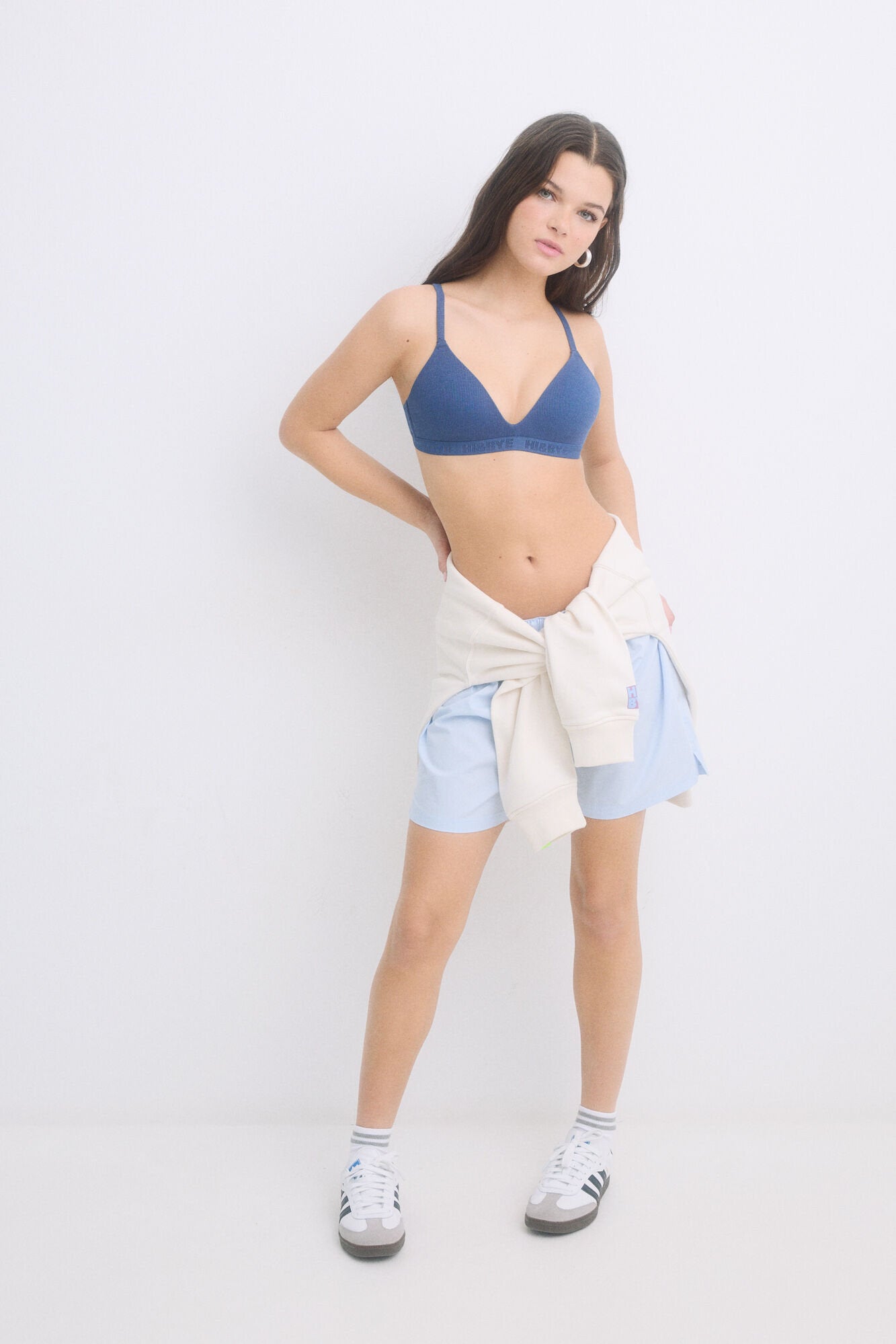 Women Secret_Blue Padded Padding Triangle Bra_9539247_17_06