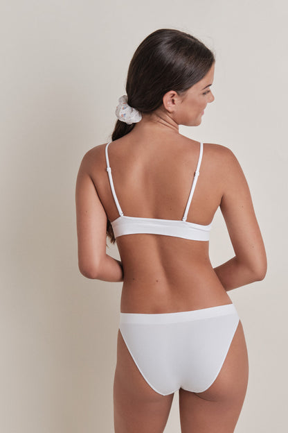 Women Secret_White_Classic White Seamless Panty_9542303_99_02