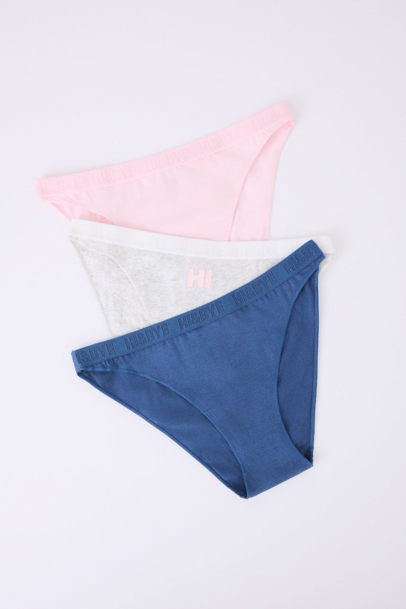 Women Secret_Pack of 3 Classic Panties in Pink, Grey, Blue_9589493_97_01