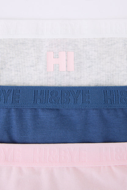 Women Secret_Pack of 3 Classic Panties in Pink, Grey, Blue_9589493_97_04