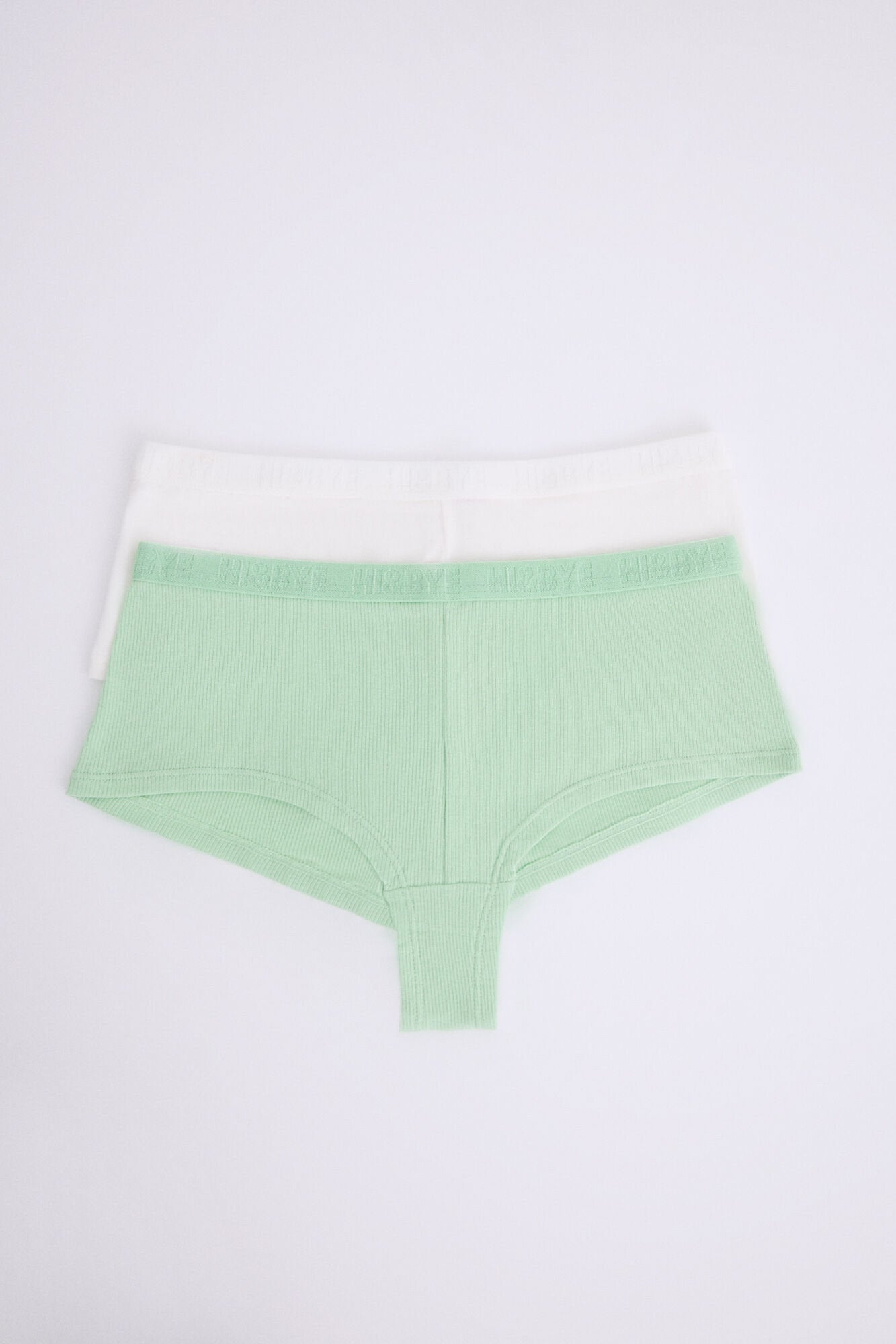 Women Secret_Pack of 2 White and Green Boxer Panties_9589501_97_05