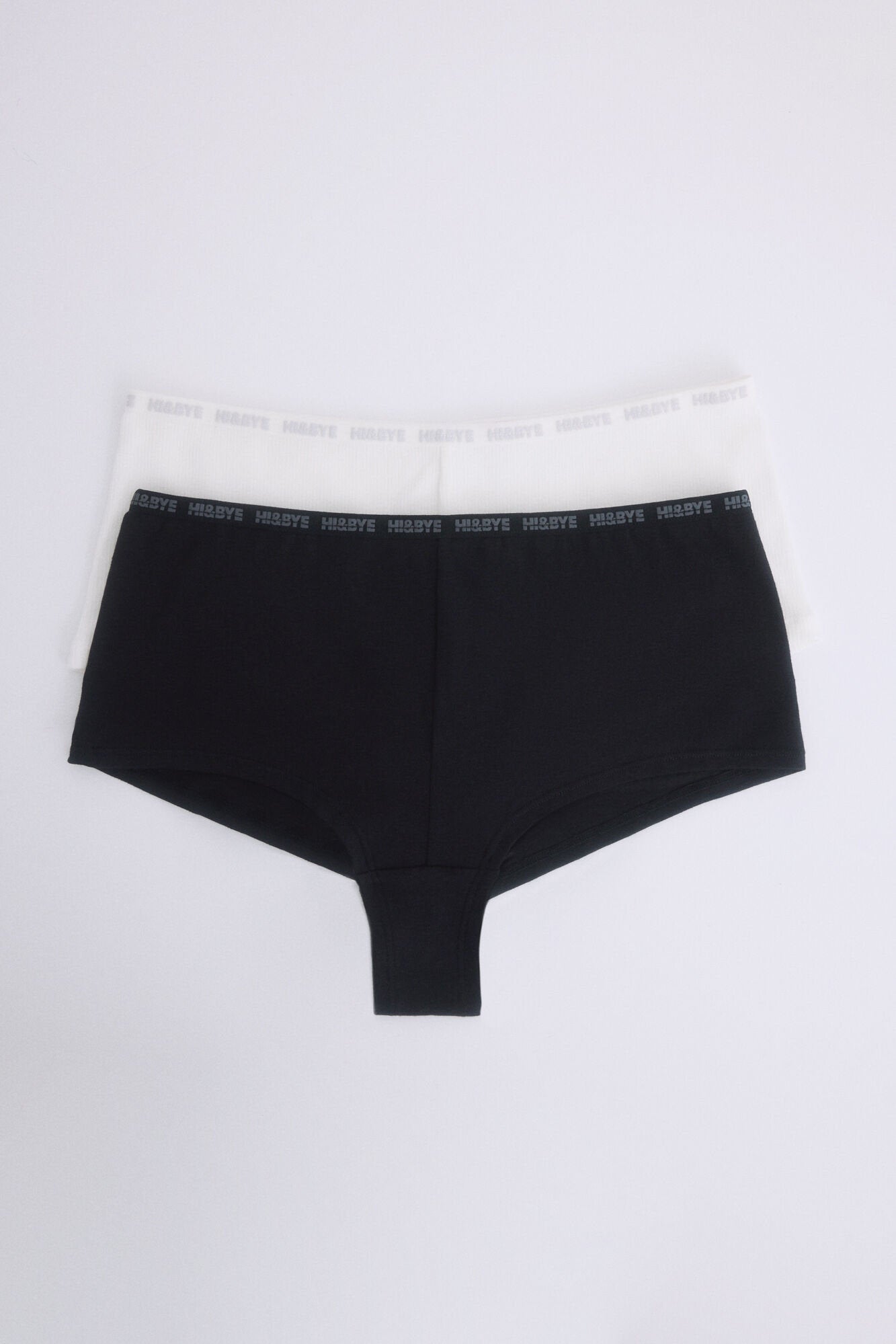 Women Secret_Pack of 2 Black and White Boxer Panties_9589503_97_01