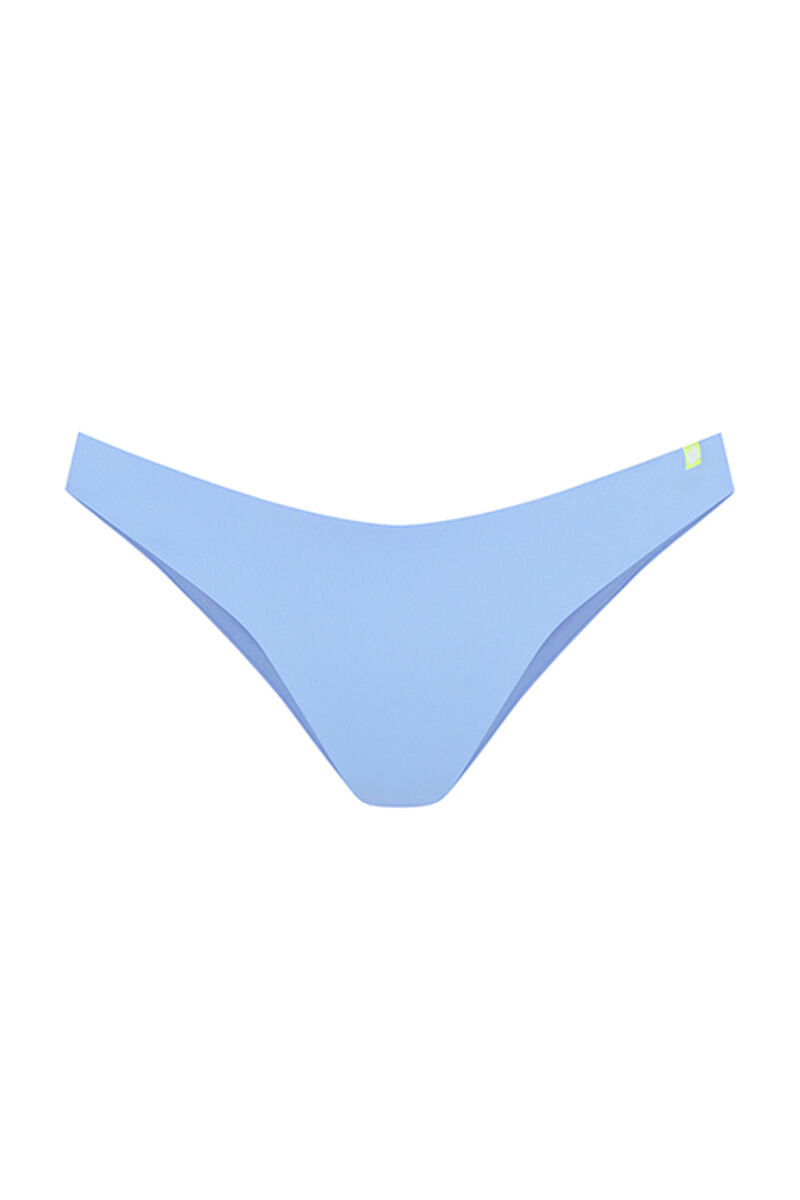 Blue Gathered Brazilian Bikini Bottom_9597174_18_08