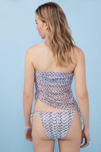 Printed Gathered Sarong Skirt_9597183_19_08