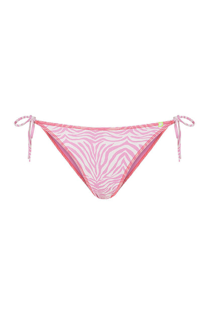 Women Secret_Pink Print Straps Bikini Bottom_9599355_73_08