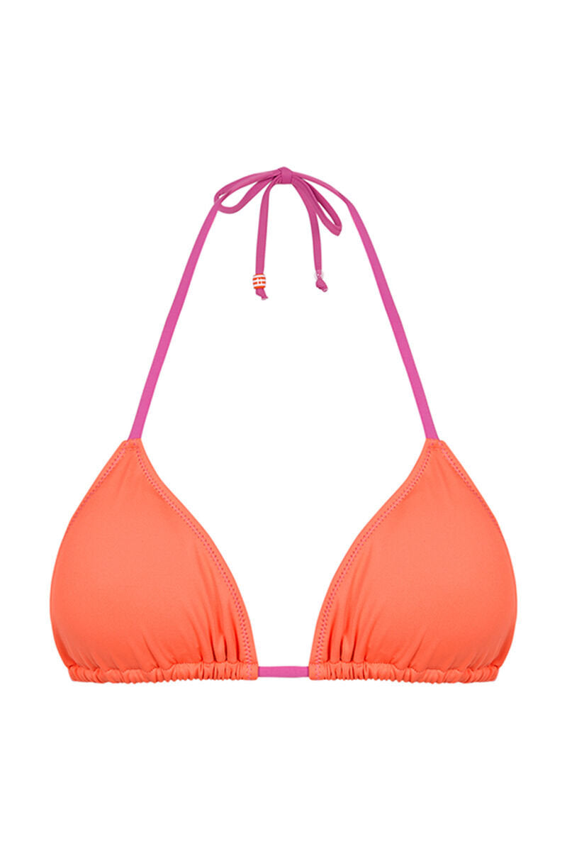 Orange Curtain Triangle Bikini Top_9627304_67_07