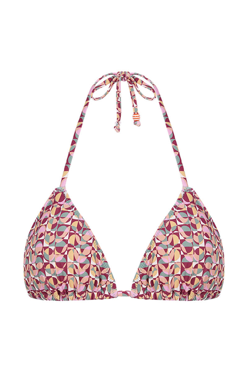 Printed Curtain Triangle Bikini Top_9627308_57_07