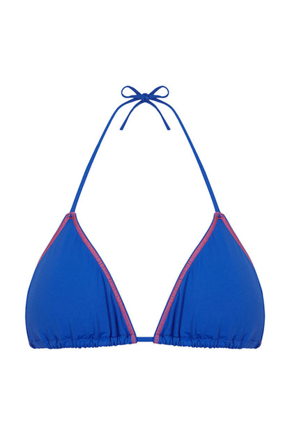 Women Secret_Blue Curtain Triangle Bikini Top_9629207_11_08