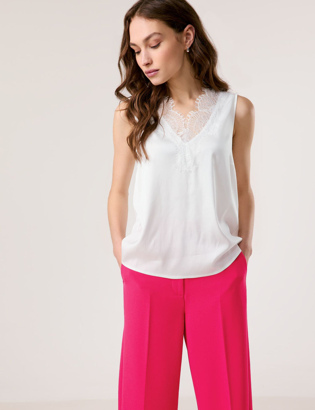 Taifun_Satin Top with Lace_971962-19681_9700_01