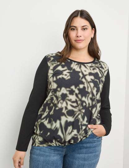 Casual Long Sleeve Top With A Front Print_971975-29403_1102_01