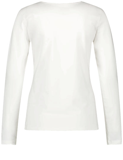 Basic Long Sleeve Top With A Satin Trim_977065-44000_99700_03