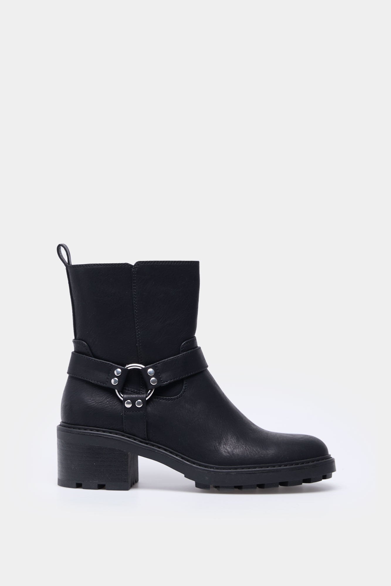 Biker Boots with Rubber Sole_9888488_01_01