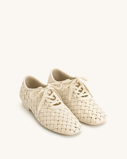 JW PEI_Beige_Kayla Weave Strap Flat Shoes_9FS10-2_Beige_03