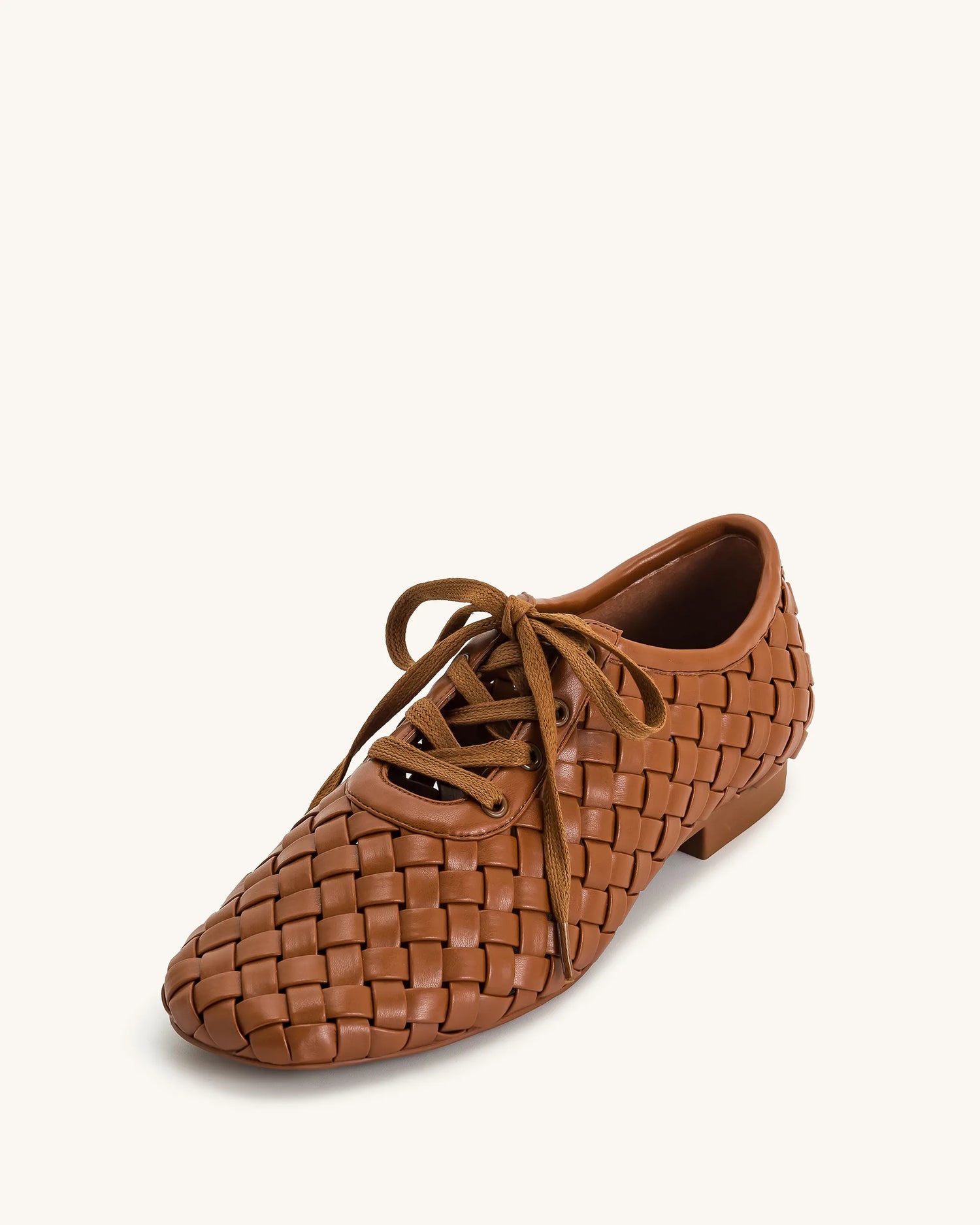 JW PEI_Brown_Kayla Weave Strap Flat Shoes_9FS10-32_Brown_04