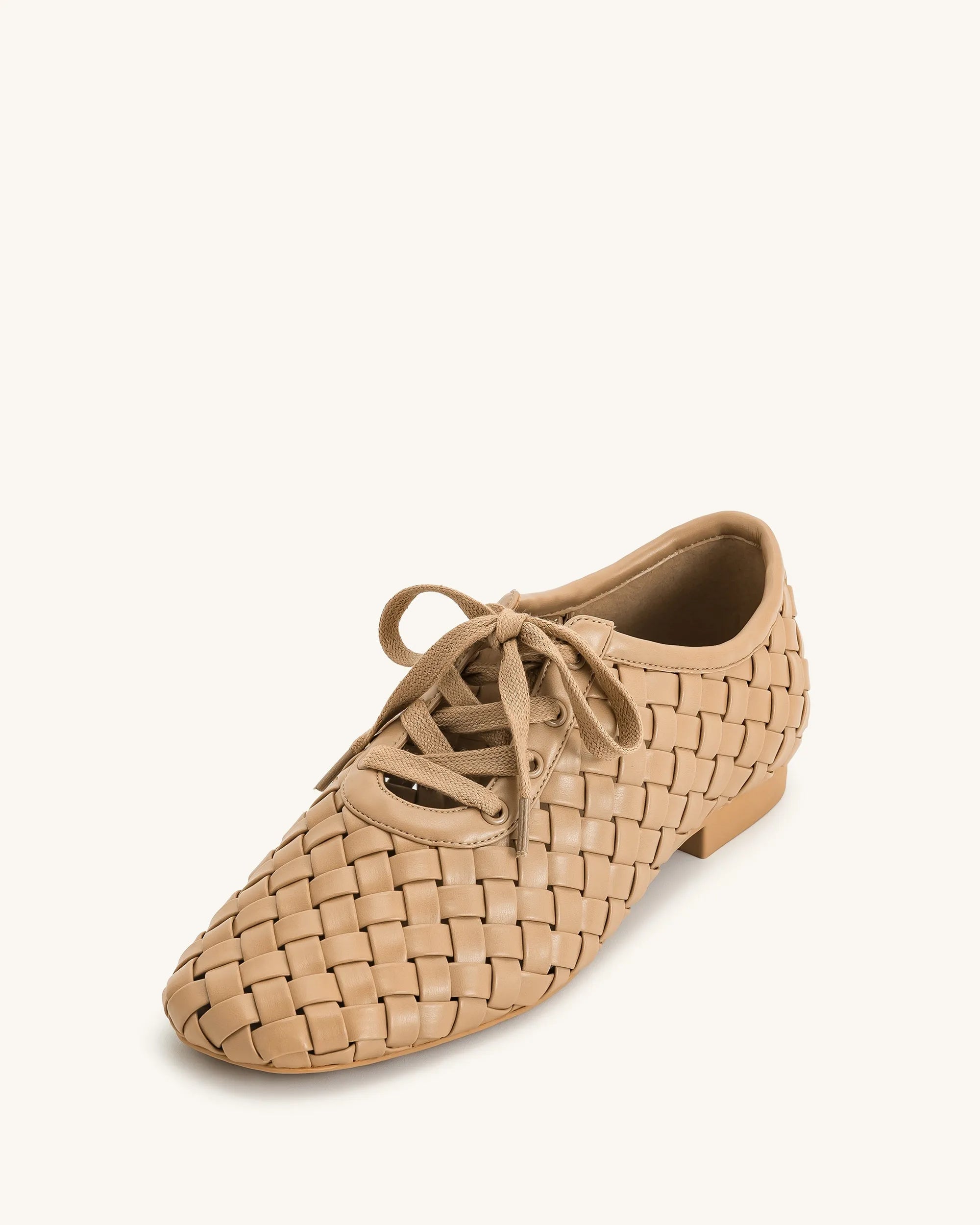 JW PEI_Apricot_Kayla Weave Strap Flat Shoes_9FS10-3_Apricot_05