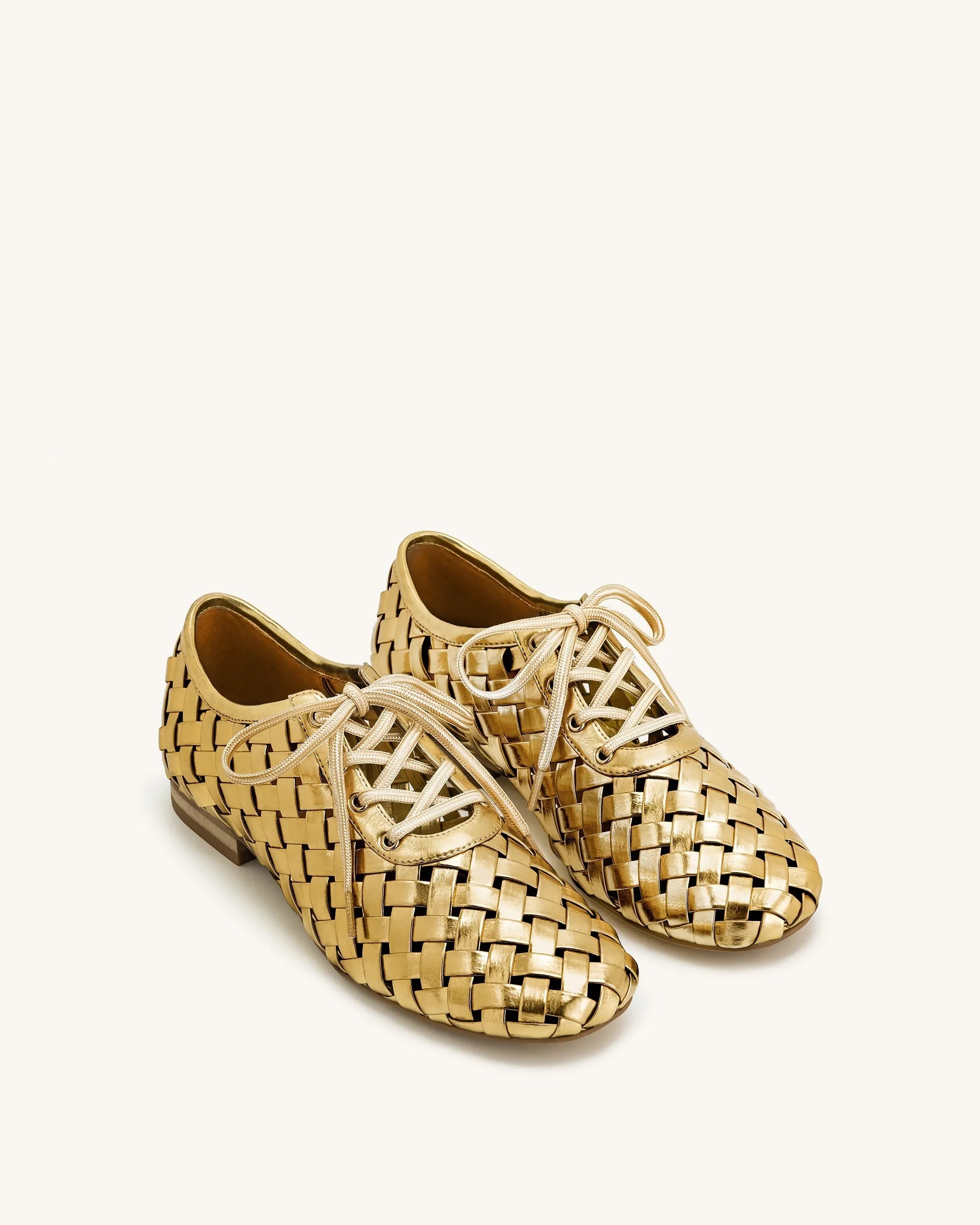 JW PEI_Gold_Kayla Weave Strap Flat Shoes_9FS10-8_Gold_03