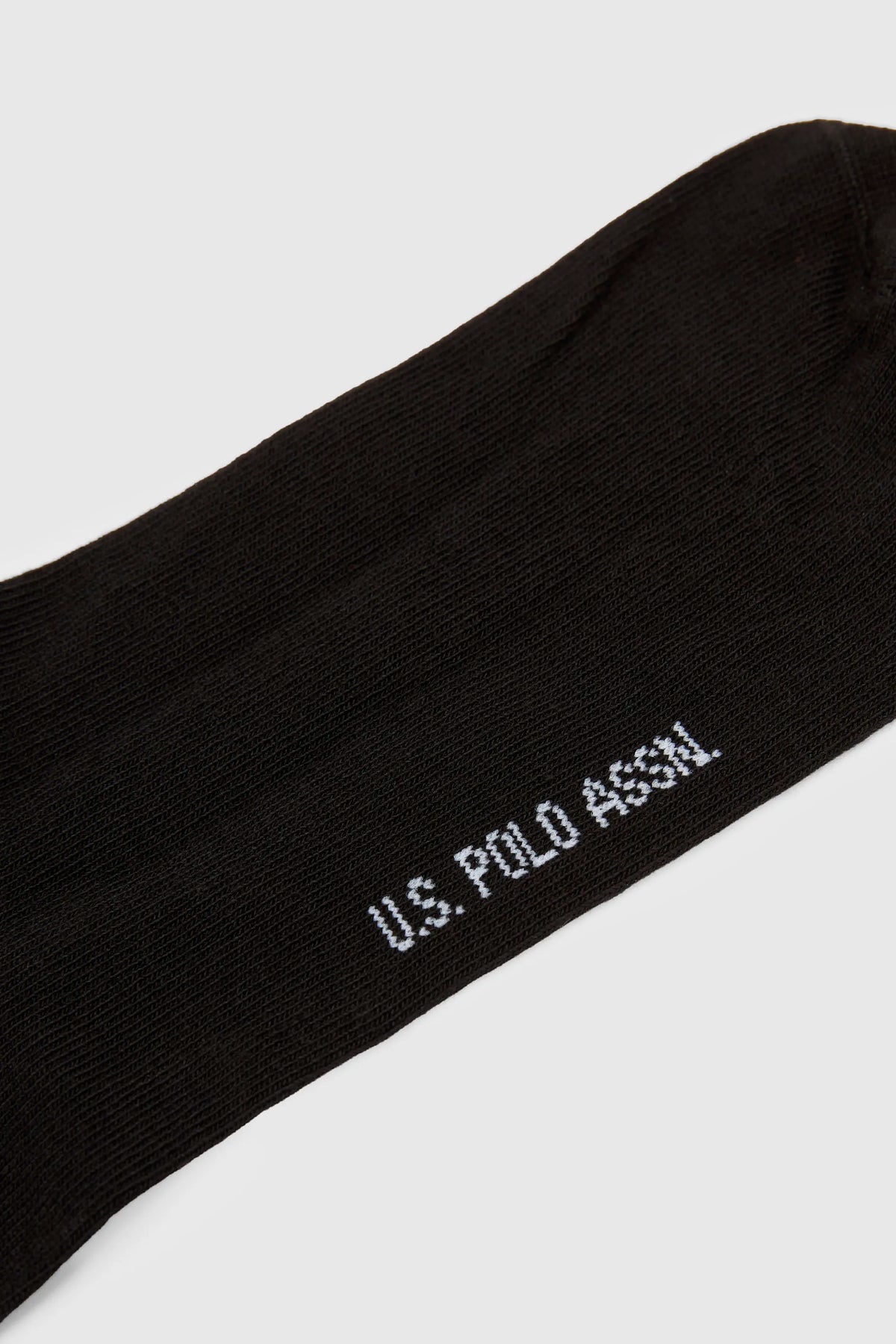 U.S. Polo Assn. Black Men Black 5 Pack Ankle Socks SKU: A081SZ0130 PU-12631_VR046 Image 03