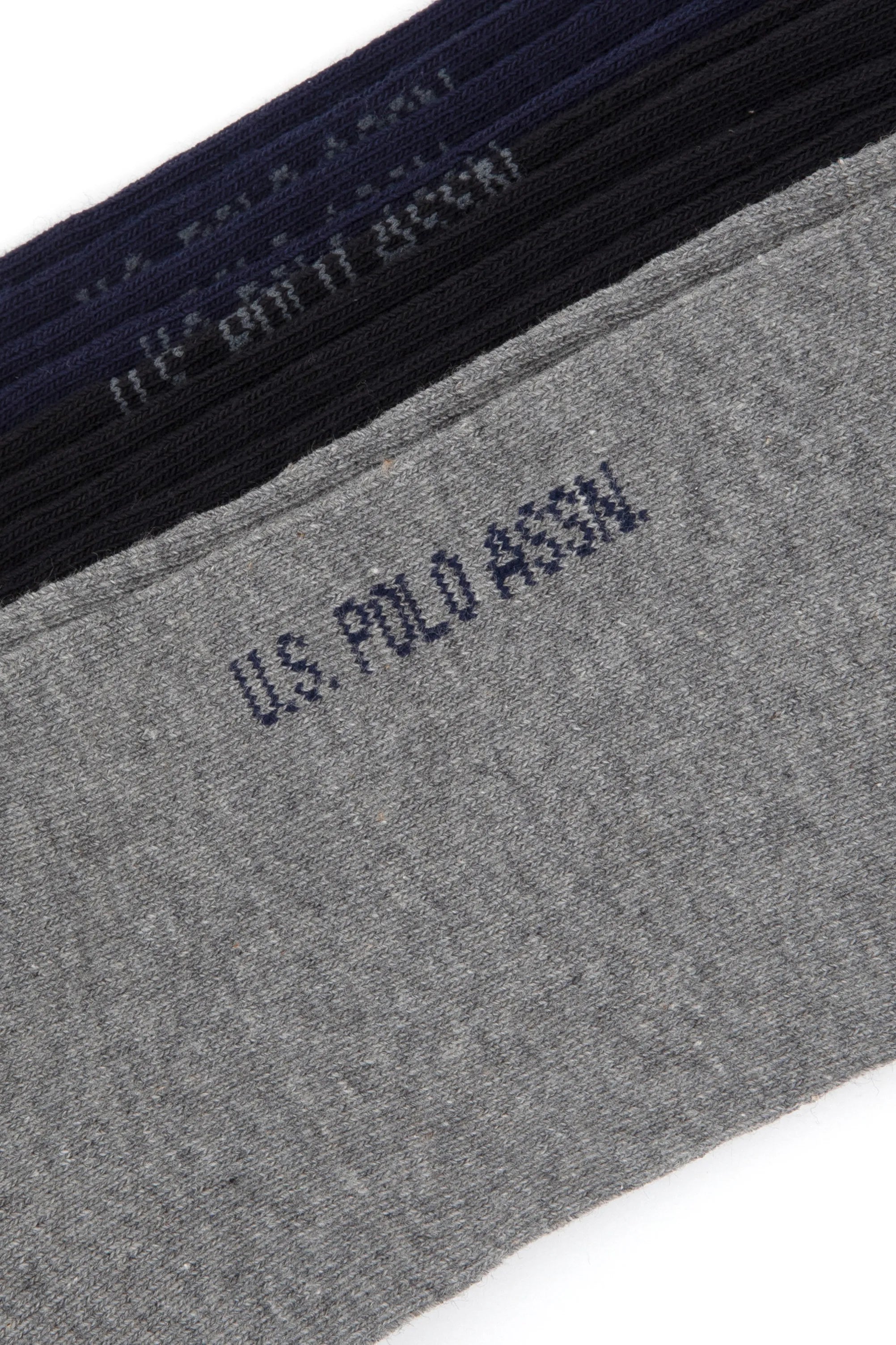 U.S. Polo Assn._Grey Melange_Grey Melange Socks_A081SZ013P01 GALI-SK25_VR086_03