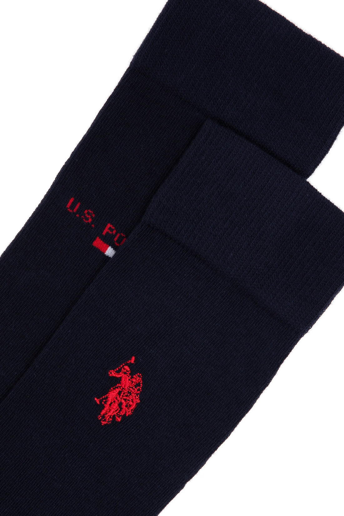 U.S. Polo Assn._Navy_Navy Socks With Logo_A081SZ013P01 JACKSK25_VR033_02