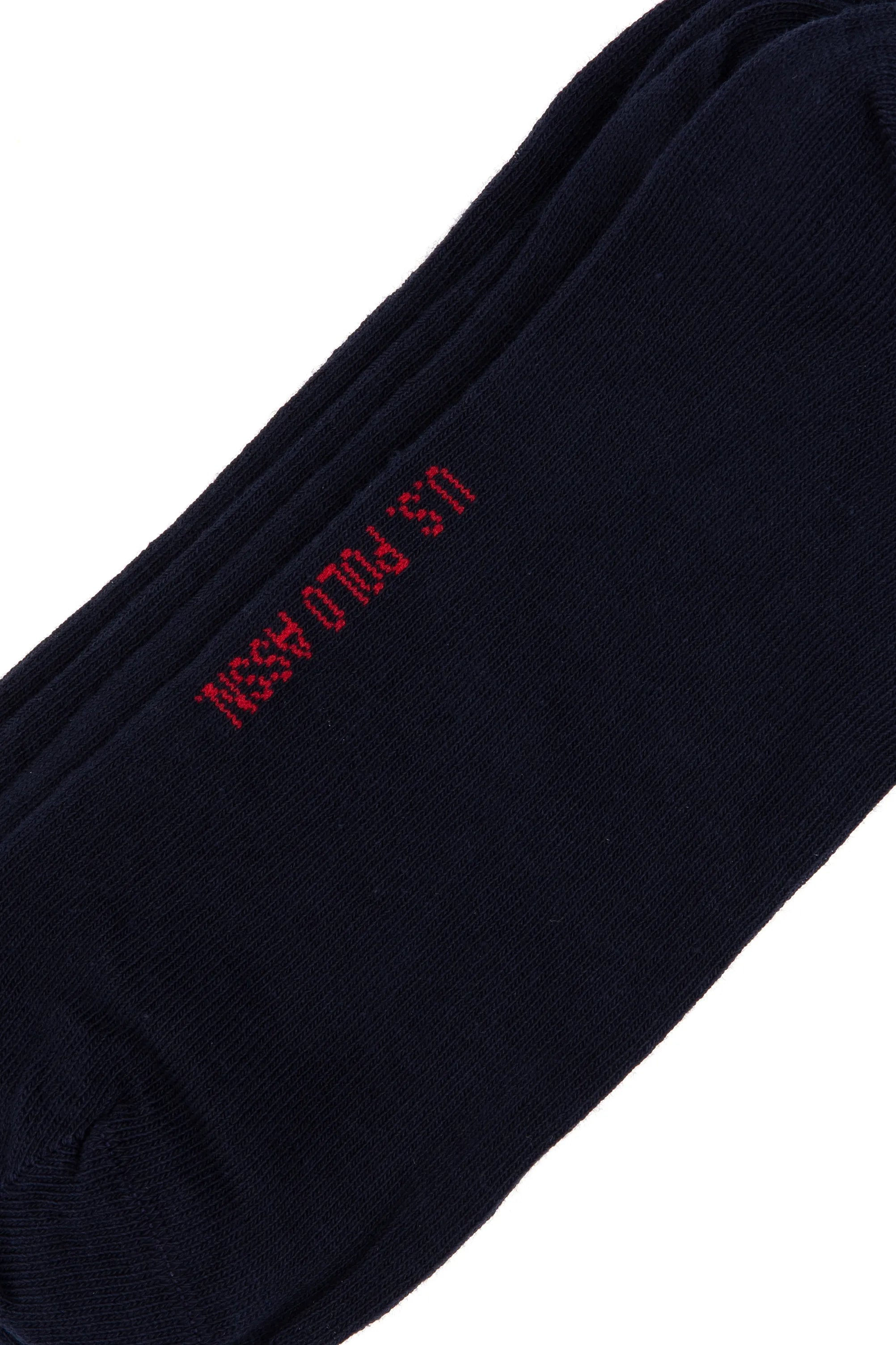 U.S. Polo Assn._Navy_Navy Socks With Logo_A081SZ013P01 JACKSK25_VR033_03