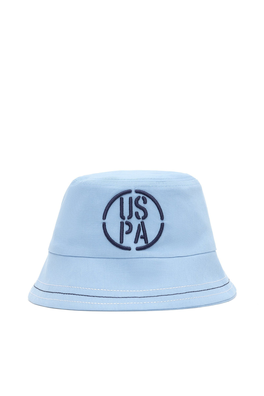 Blue Bucket Hat With Logo_A081SZ064P01 YORU_VR028_01