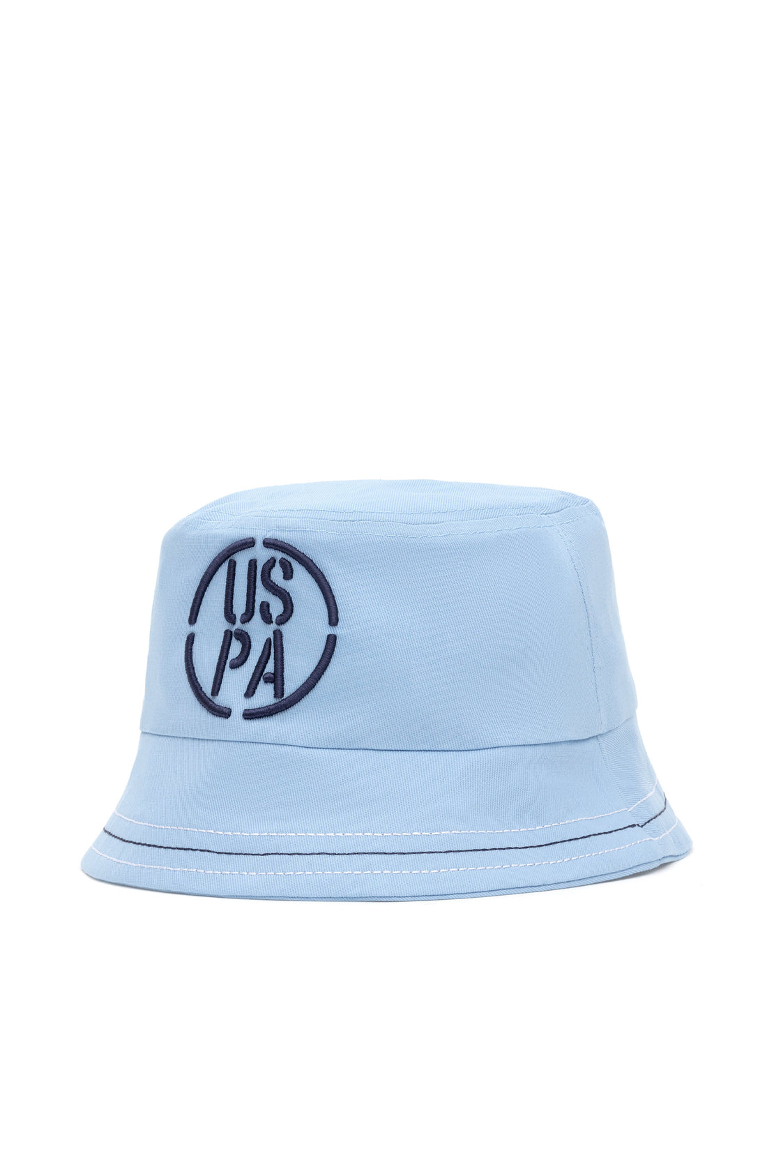 Blue Bucket Hat With Logo_A081SZ064P01 YORU_VR028_02