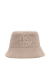 Beige Bucket Hat With Logo_A081SZ064P01 YORU_VR183_01