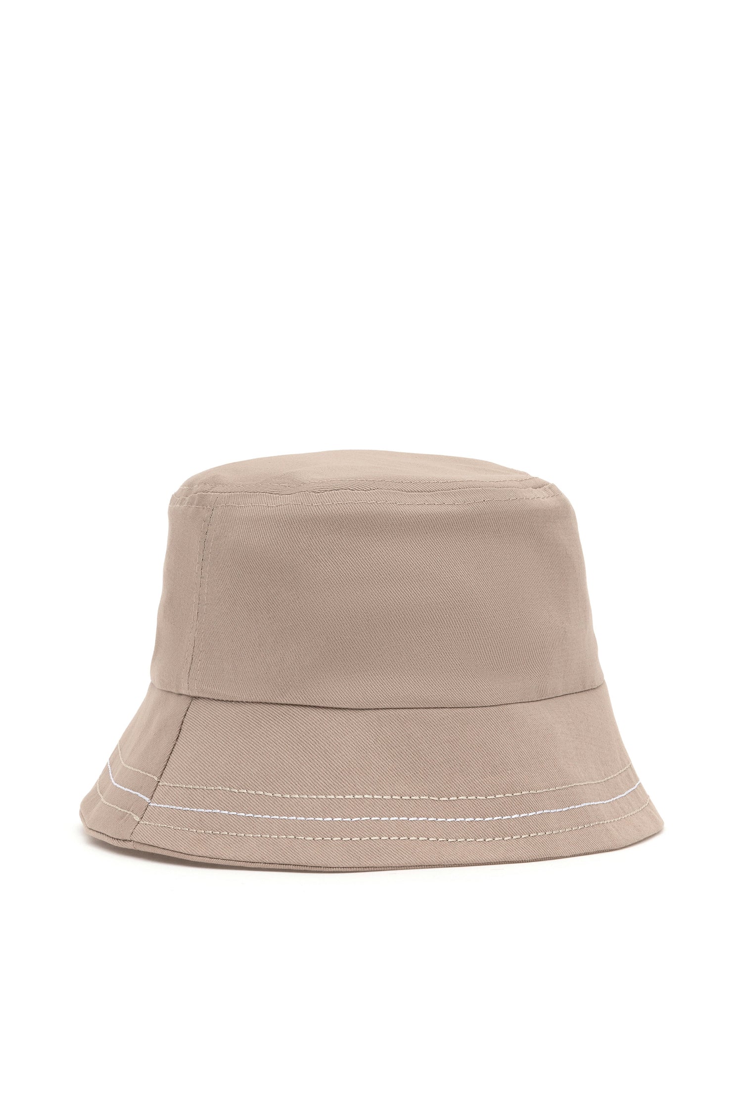 Beige Bucket Hat With Logo_A081SZ064P01 YORU_VR183_03