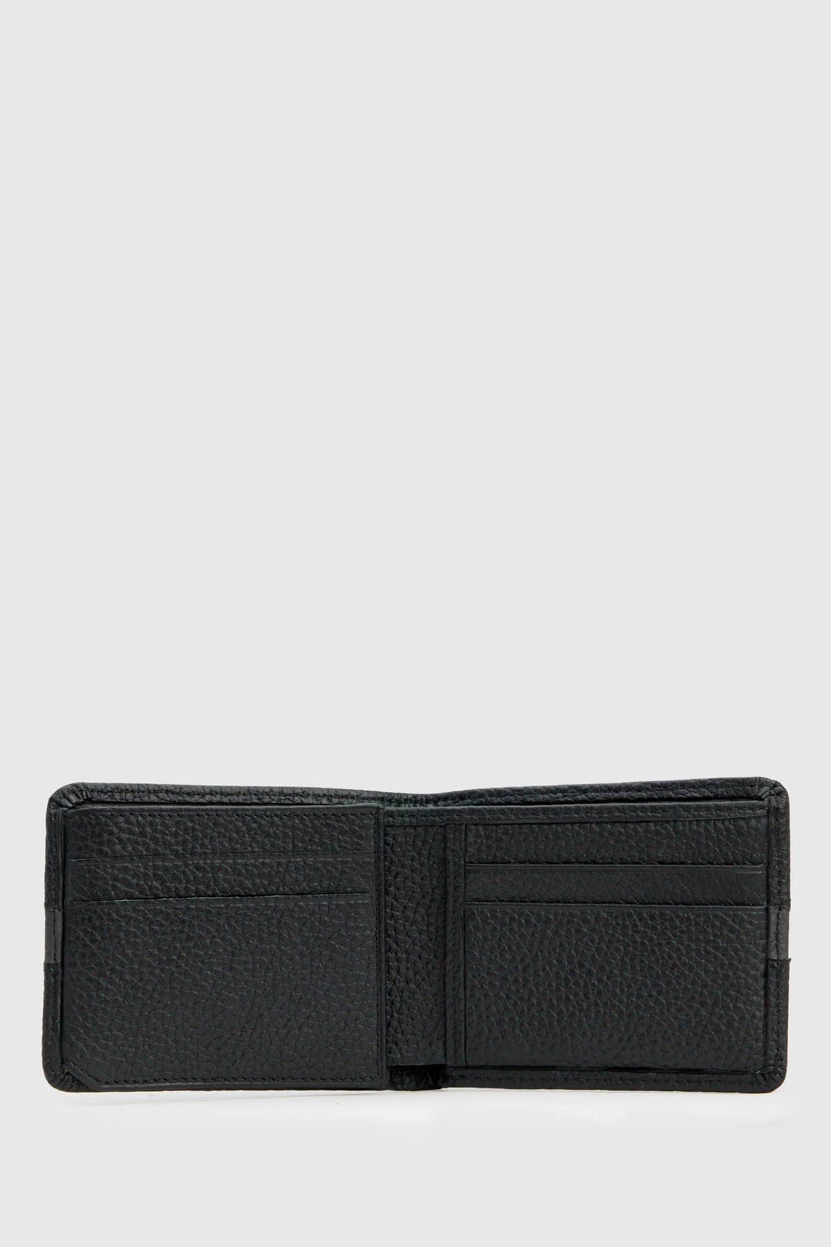 U.S. Polo Assn. Black Men Black Striped Leather Bifold Wallet SKU: A081SZ0CD0 PU-16898_VR046 Image 04