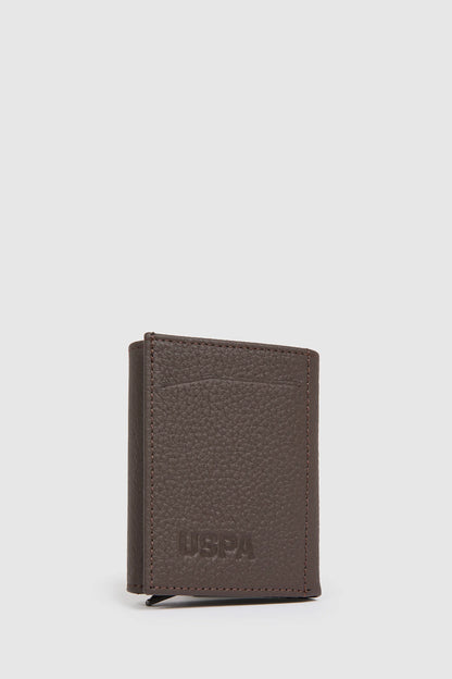 U.S. Polo Assn. Brown Men Brown Slim Leather Bifold Wallet SKU: A081SZ0CD0 PU-16899_VR029 Image 02