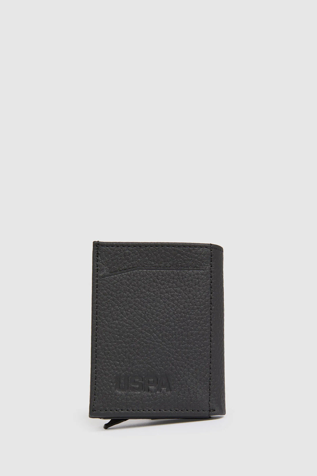 U.S. Polo Assn. Black Men Black Slim Leather Bifold Wallet SKU: A081SZ0CD0 PU-16899_VR046 Image 01