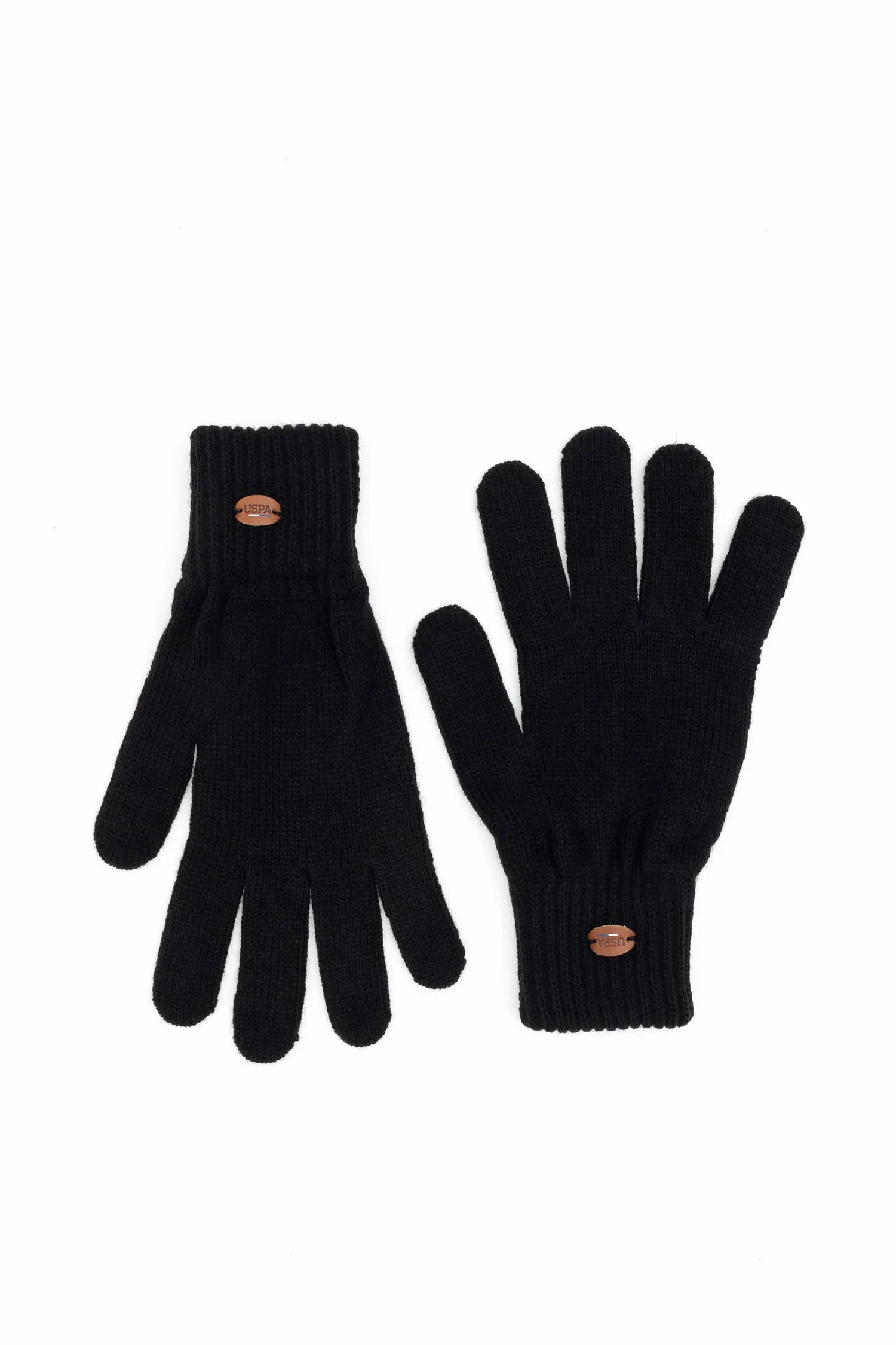 U.S. Polo Assn._Black_Black Knitted Gloves_A081SZ0DH0 2264800_VR046_01