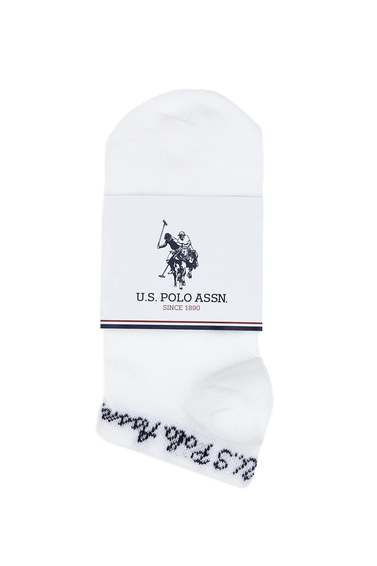 U.S. Polo Assn. White Women White 5 Pack Ankle Socks SKU: A082SZ013P02 CORA-5-SK25_BY0001 Image 04