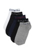 U.S. Polo Assn. White Women White Assorted 5 Pack Ankle Socks SKU: A082SZ013P02 CORA-5-SK25_VR013 Image 01