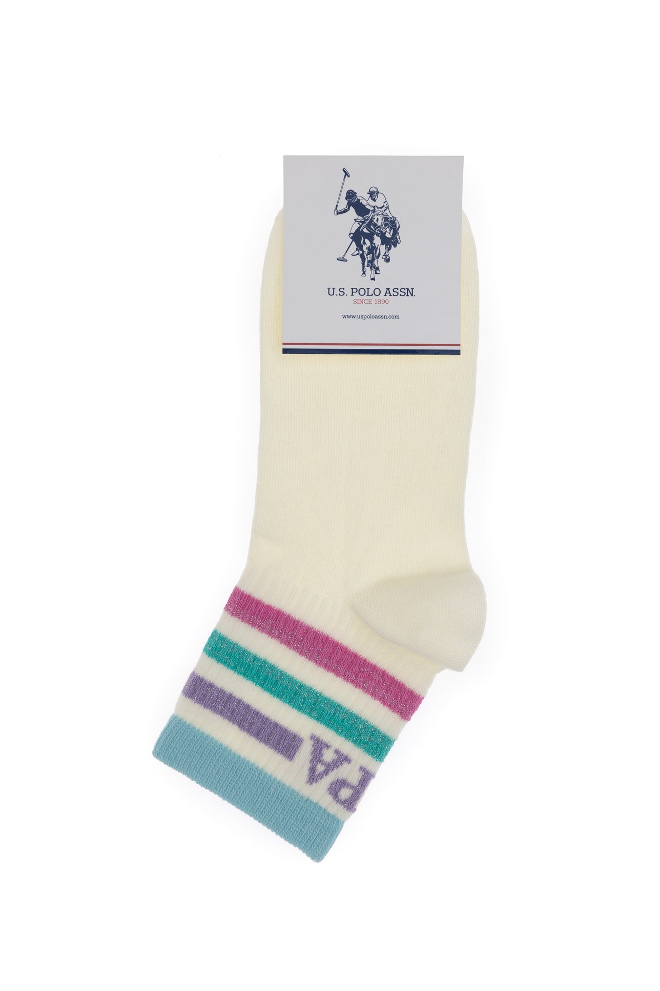 U.S. Polo Assn._Ecru_Socks_A082SZ013P02 KATEV-IY25_VR019_04