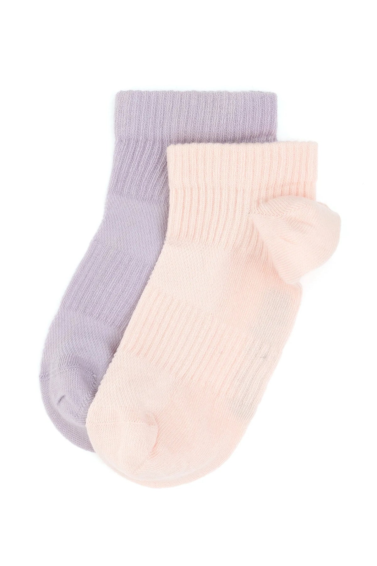 U.S. Polo Assn. Light Pink Women Light Pink 2 Pack Ribbed Socks SKU: A082SZ013P02 SPORTY-SK25_VR078 Image 01
