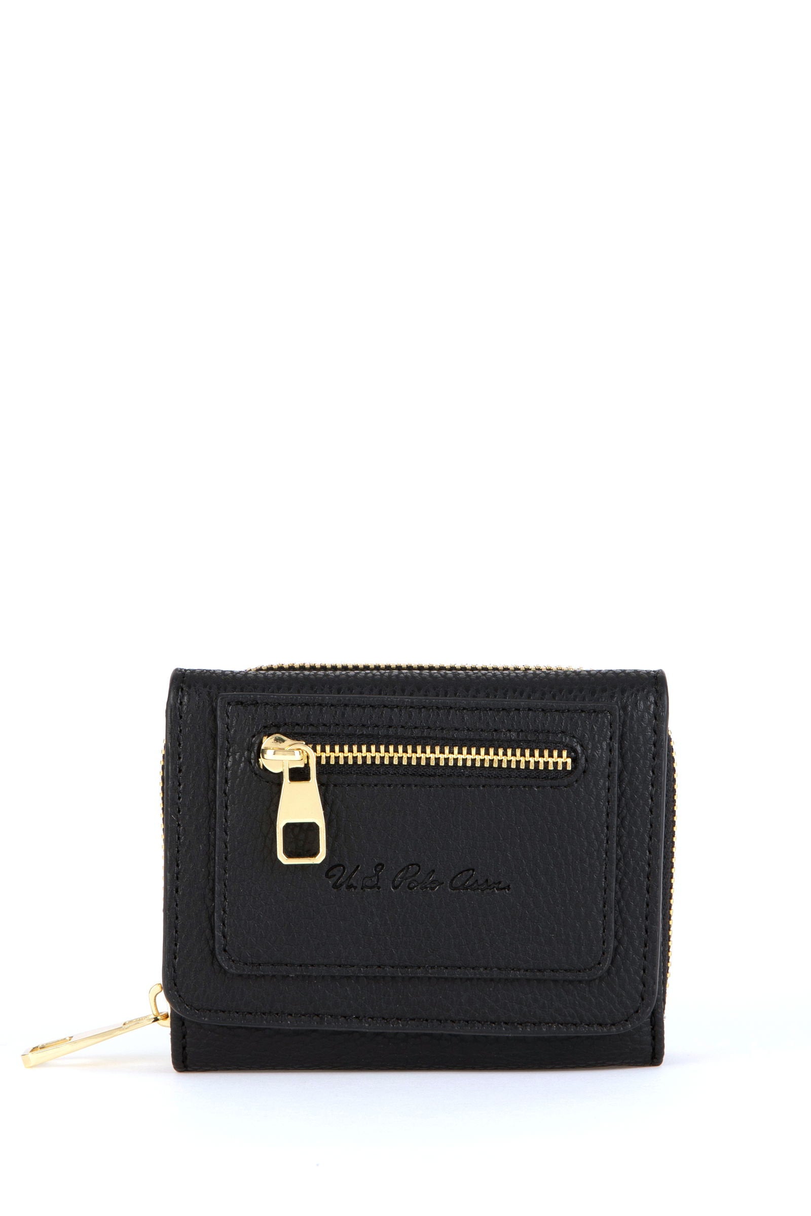 Black Small Wallet with Zipper_A082SZ0SR0 2020471_VR046_01