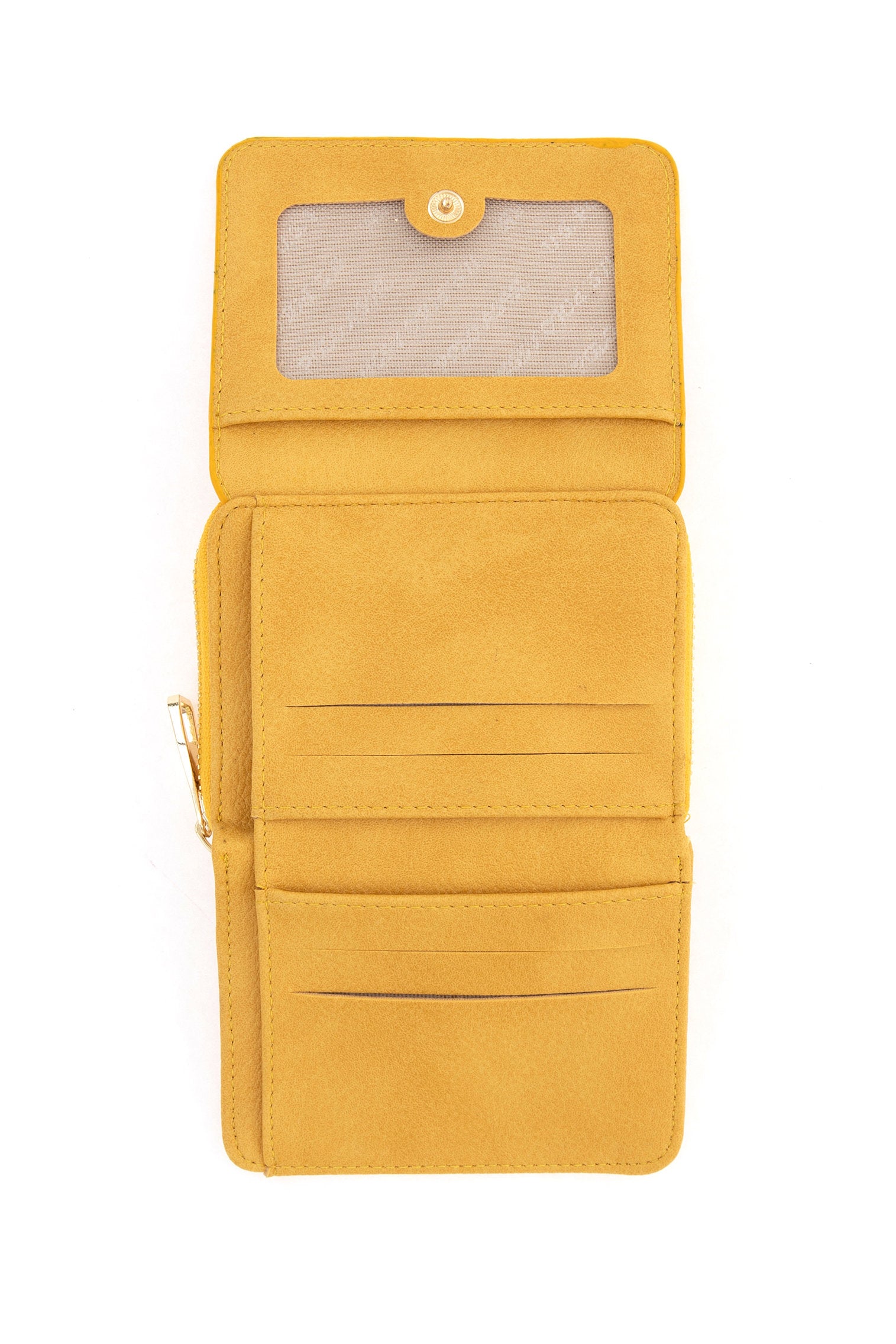 Yellow Small Wallet with Zipper_A082SZ0SR0 2020471_VR094_06